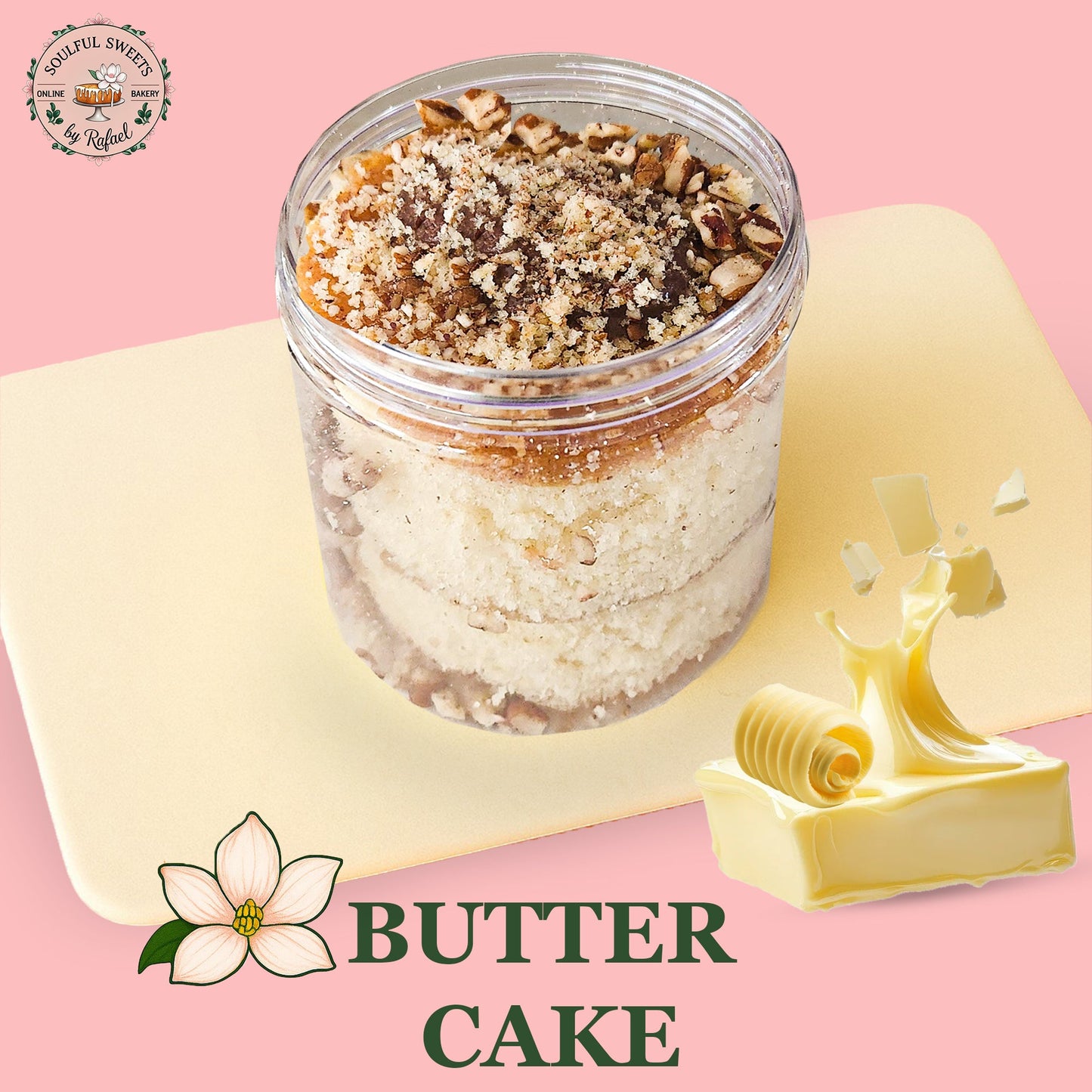 Butter Cake with Chocolate Frosting