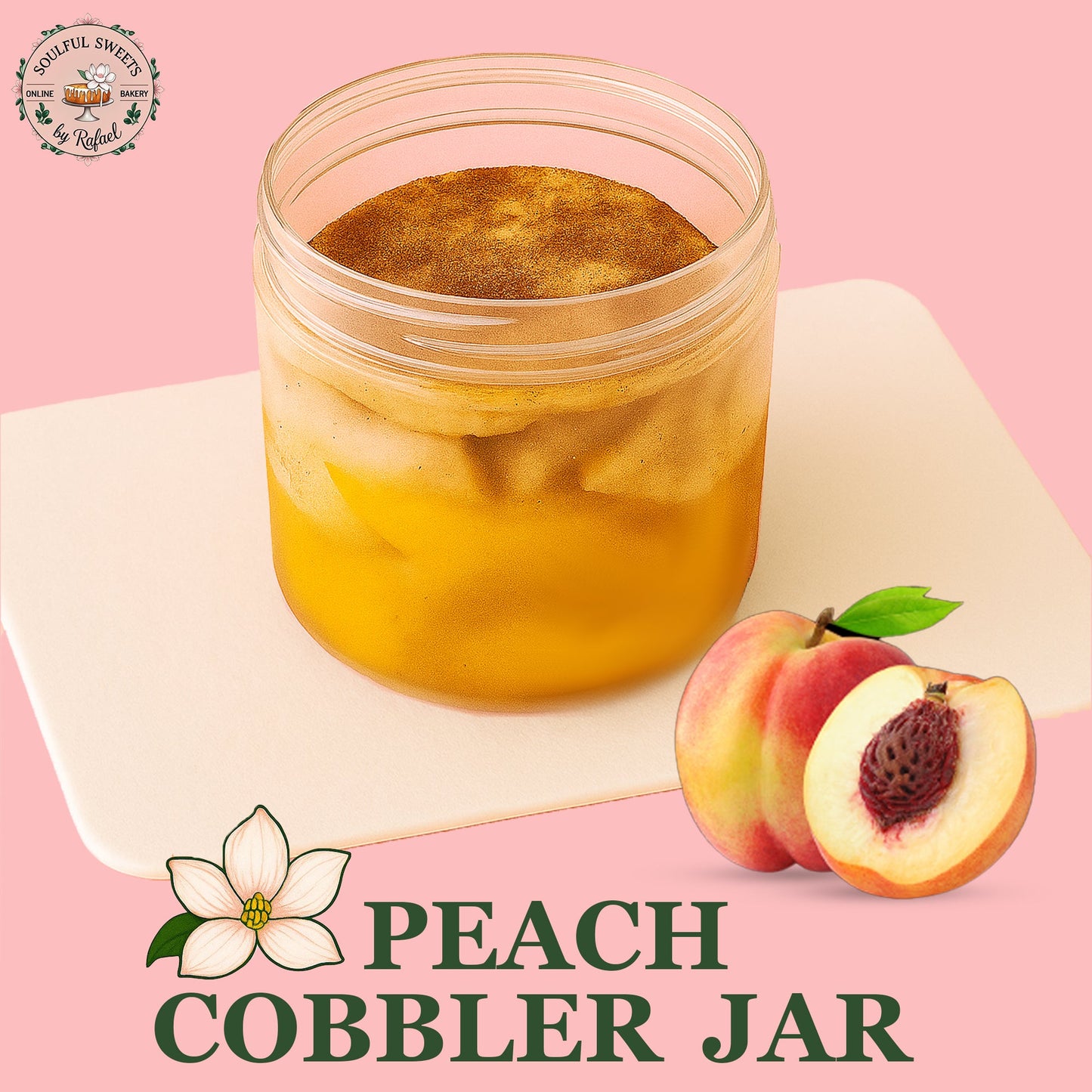 Peach Cobbler Jar