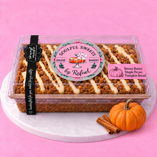 Soulful Sweets by Rafael Brown Butter Maple Pecan Pumpkin Bread