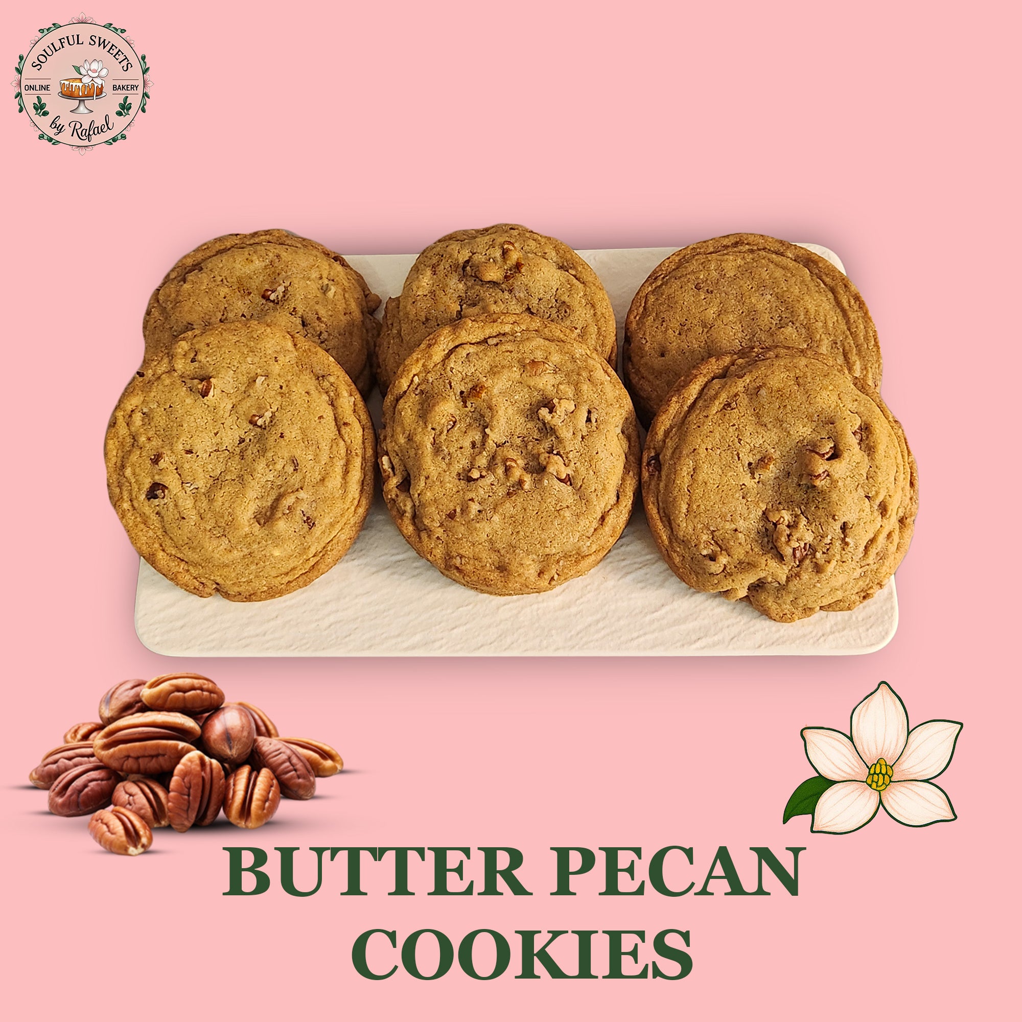 Butter Pecan Cookies