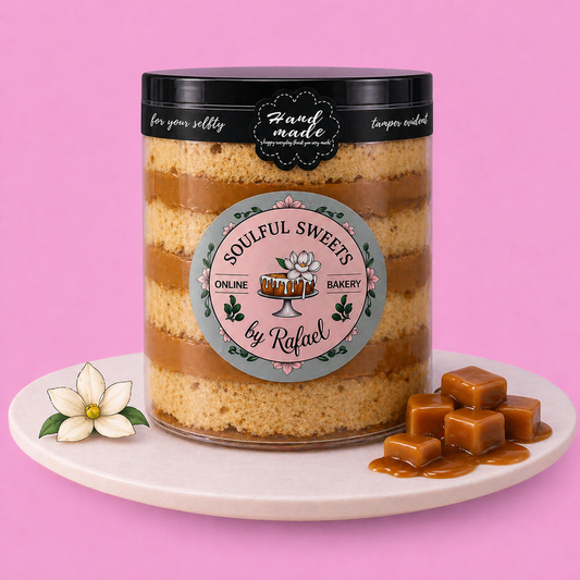 Caramel Cake Jar