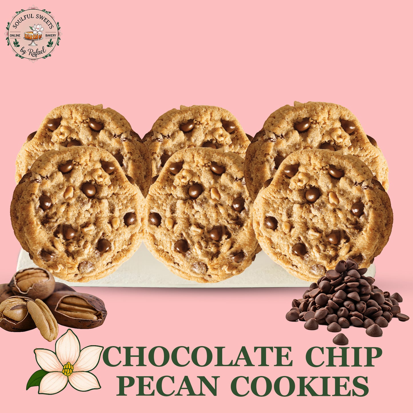 Chocolate Chip Pecan Cookies