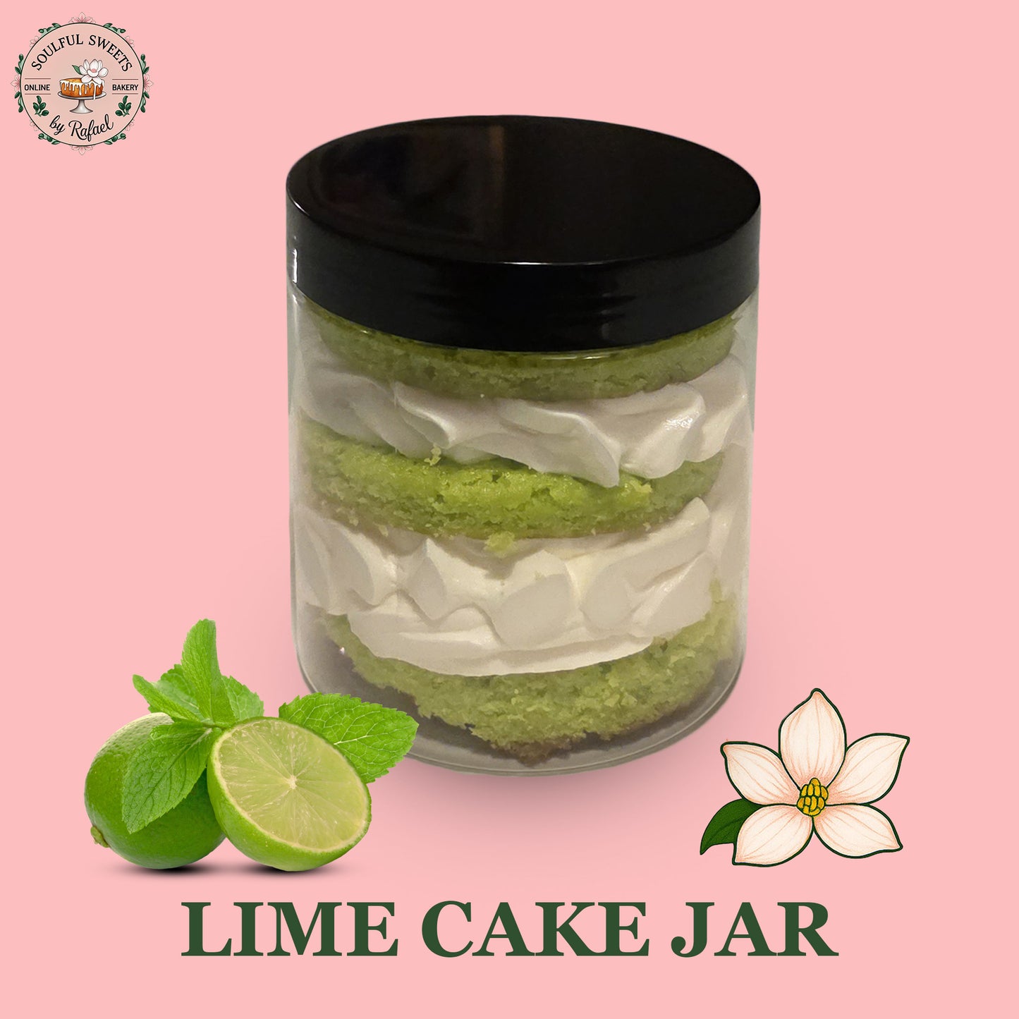 Lime Cake Jar