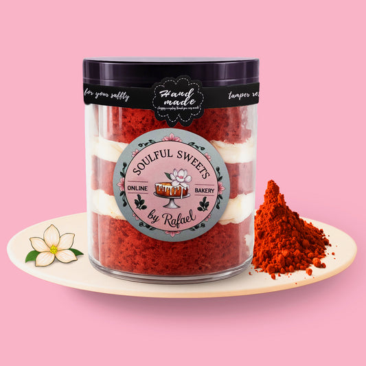 Red Velvet Cake Jar