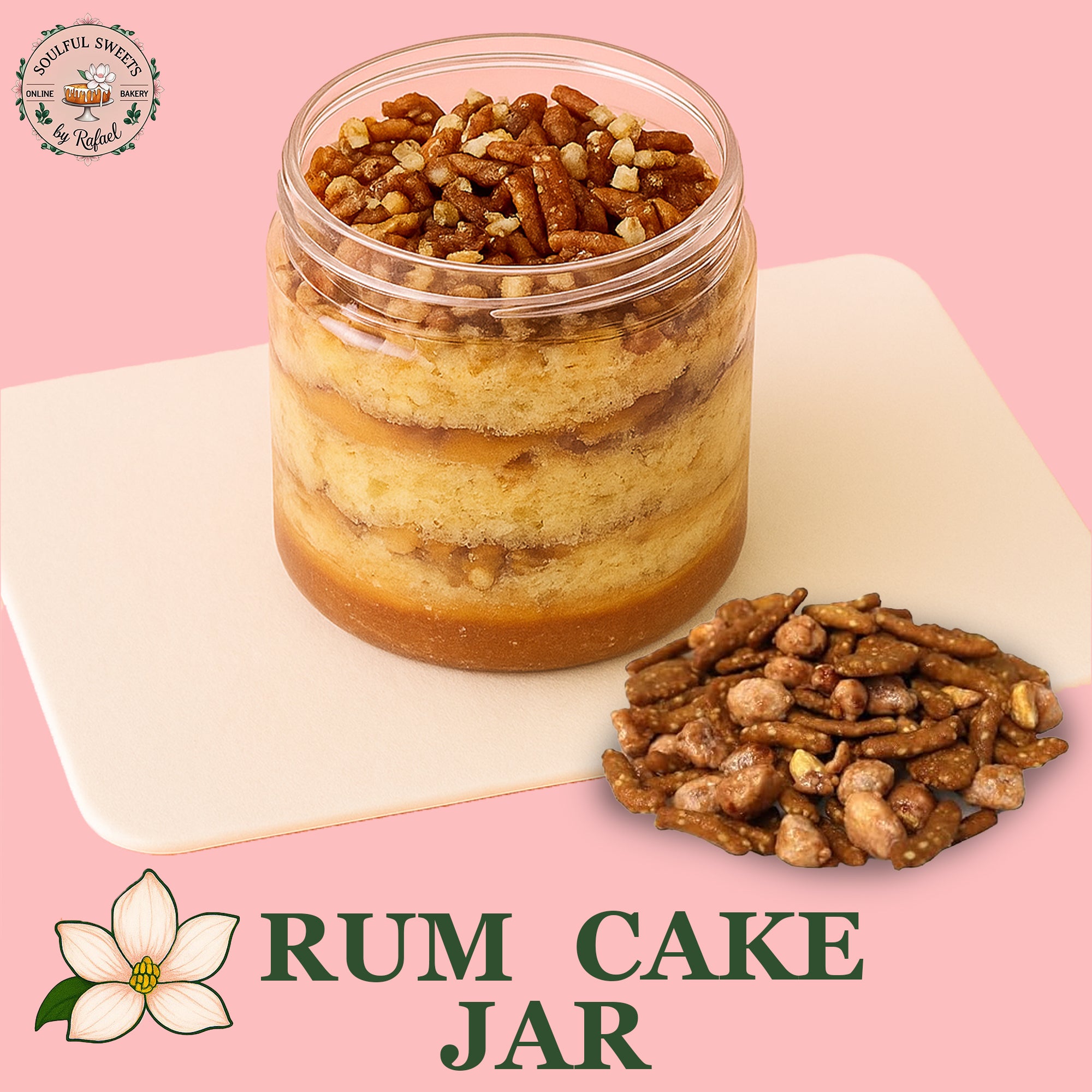 Rum Flavored Cake Jar