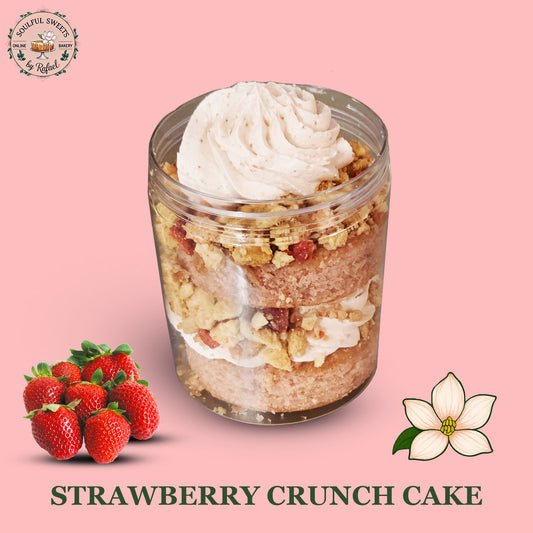 Strawberry Crunch Cake