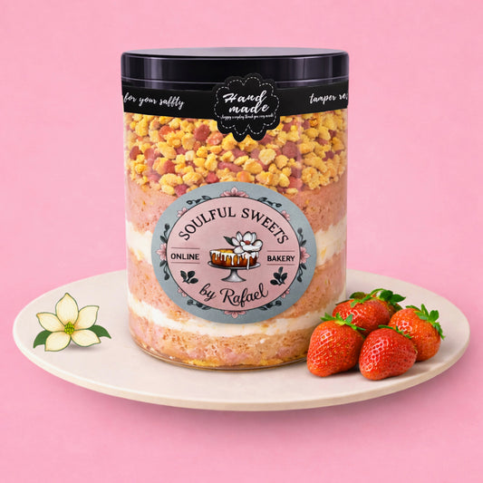 Strawberry Crunch Cake